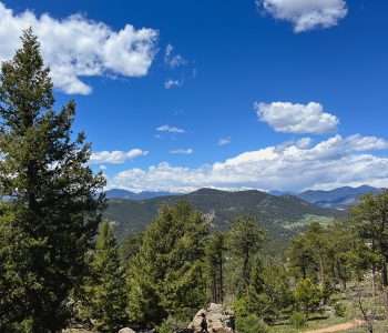 View from Mt. Falcon Abstract Adventures hike & paint tour