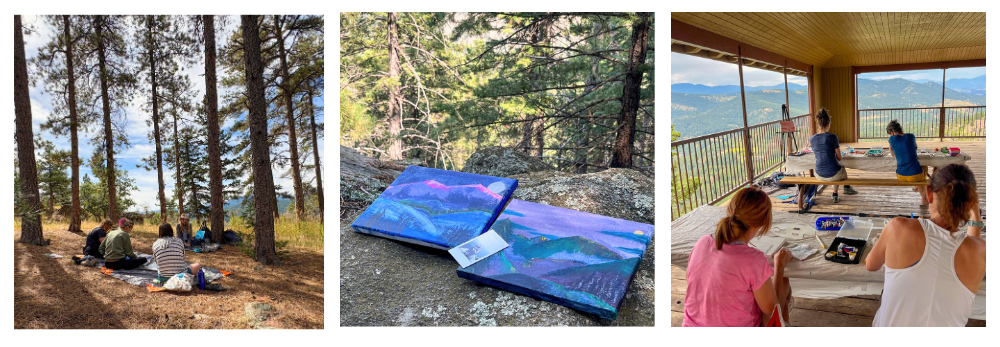 hike and paint Colorado