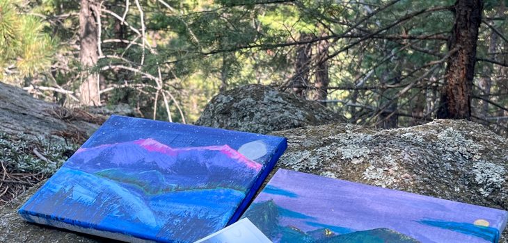 Holiday gift cards for a hike & paint tour